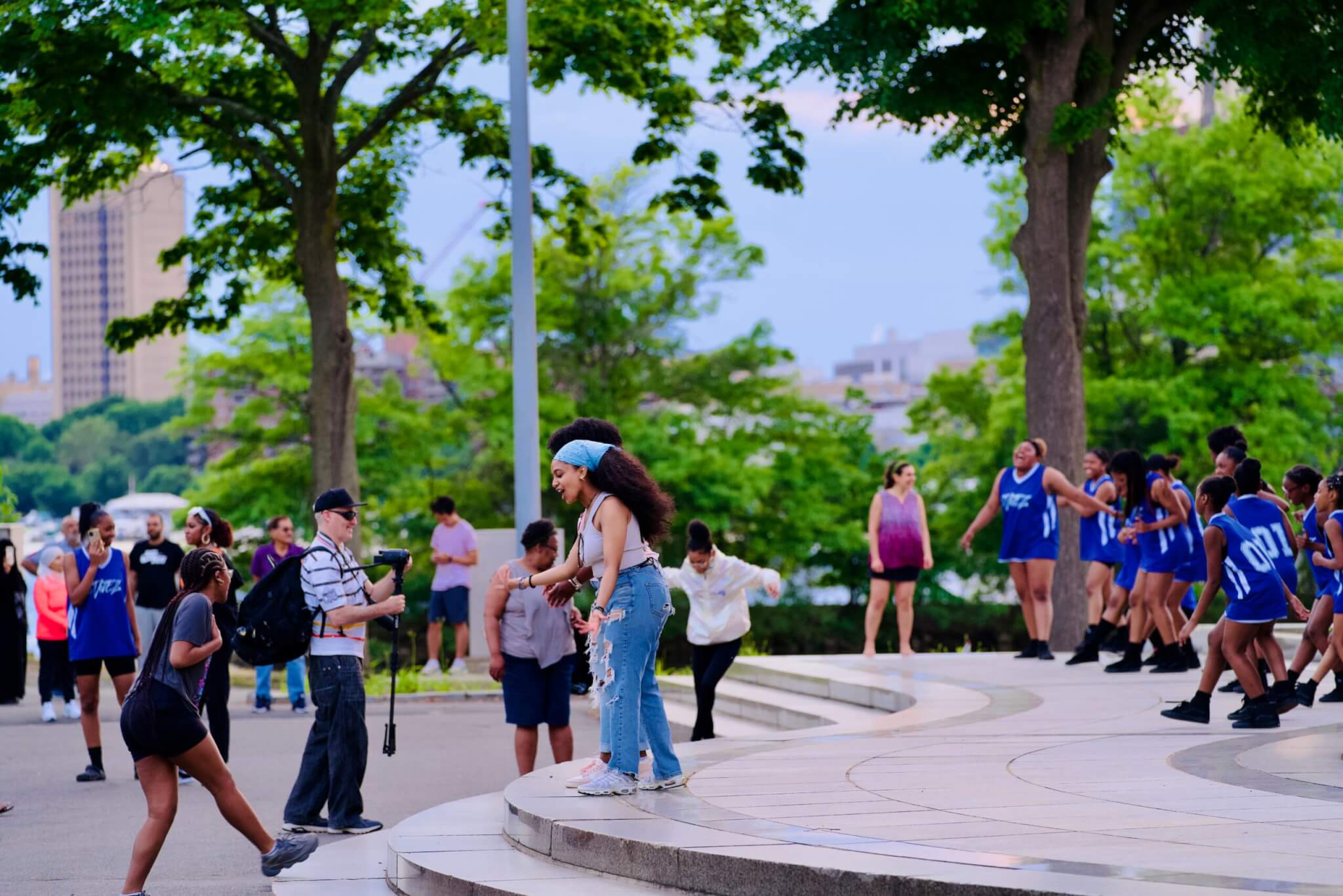 Image of AfroDesiacity’s 2022 Juneteenth celebration at the riverfront.